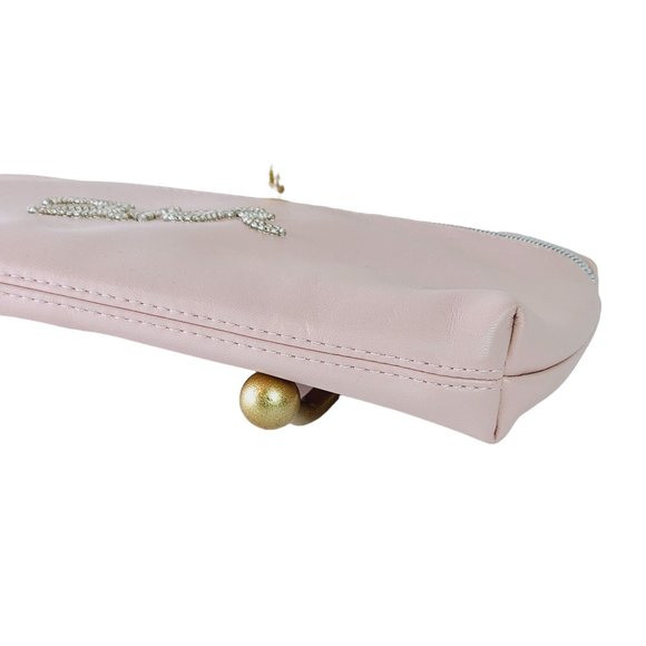Dior Beaute, Christian Dior Pink Beaded Clutch Make-up Bag Handbag, NWOT - Picture 10 of 12